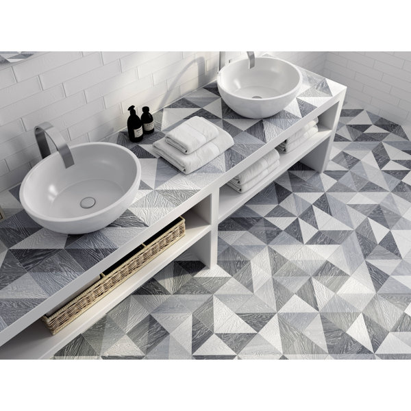 Apollo Tile Backsplash Tiles Sheet 6.5" x 6.5" Porcelain Tile for